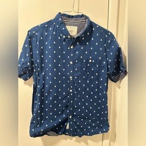 Men’s large short sleeve button up